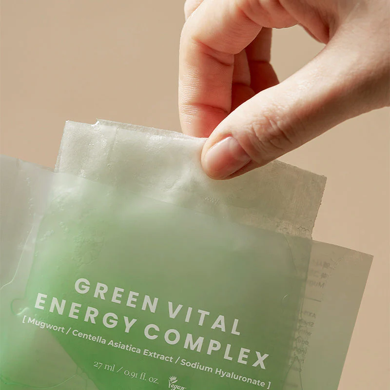 Green Vital Energy Complex Sheet Mask - Image 2