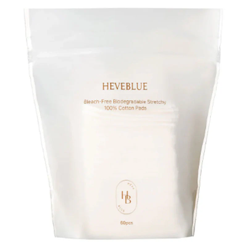 Bleach-Free Biodegradable Stretchy 100% Cotton Pads